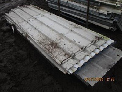 Steel Building Parts, To Include - Girders, Cross Members, Cladding + Insulated Cladding - 3