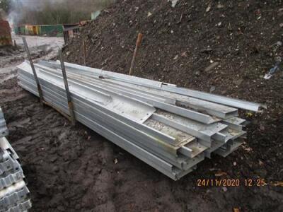 Steel Building Parts, To Include - Girders, Cross Members, Cladding + Insulated Cladding - 5