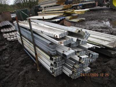 Steel Building Parts, To Include - Girders, Cross Members, Cladding + Insulated Cladding - 7