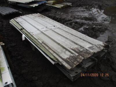 Steel Building Parts, To Include - Girders, Cross Members, Cladding + Insulated Cladding - 8