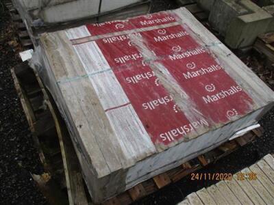 Large Qty of Misc Concrete Curb Stones, Edging Slabs, Manhole Frames, Fence Posts Etc - 4