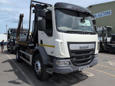 2017 DAF LF260 4x2 Telescopic Skip Loader