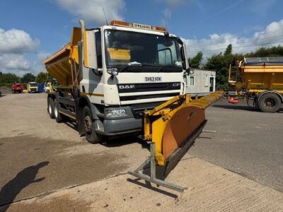 2013 DAF CF75 310 6x2 Gritter Body Rigid