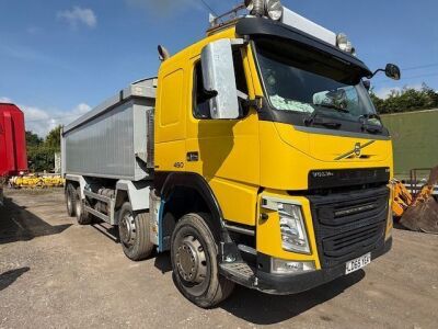 2016 Volvo FM460 8x4 Insulated Alloy Body Tipper