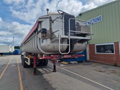 2013 Fruehauf Alloy Body Triaxle Tipping Trailer