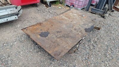 2x Steel Road Plates
