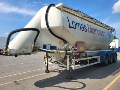 2011 Feldbinder 43³ Triaxle 3 Pot Powder Tank Trailer - 2
