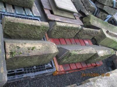 8 x Stone Coping Stones