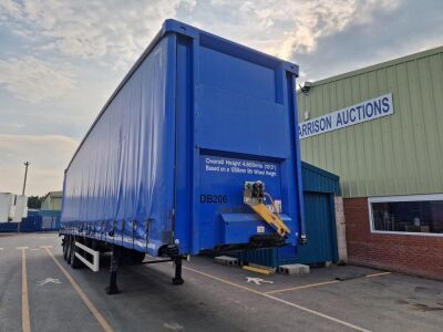 2012 DonBur PM39BT Triaxle Curtainside Trailer