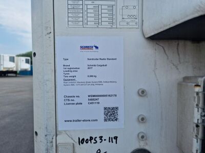 2017 Schmitz Triaxle Single Temp Refrigerated Trailer - 15