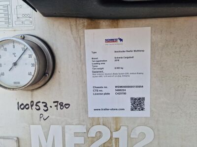 2016 Schmitz Triaxle Twin Evap Refrigerated Trailer - 15