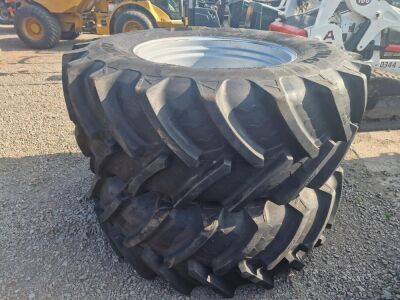 New & Unused BKT 2x 710/70R42 Agricultural Tyres 