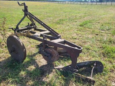 Single Wheel Plough Attachment