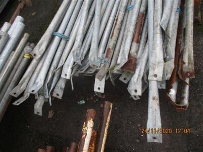 Qty of Steel Brace Pieces + Stillage - 2