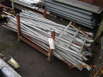 Qty of Steel Brace Pieces + Stillage - 4