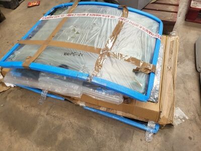 Quantity of Windows & Side Glass to Suit Excavators/ Telehandlers