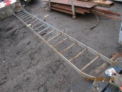 Steel Ladder, Qty of Chequer Plate, Steel Clamp, Cast Iron Bollard, Fibre Glass Box