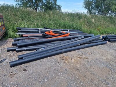 Large Quantity of Plastic Ducting/Pipe