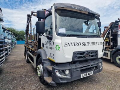2019 Renault D18 4x2 Telescopic Skip Loader
