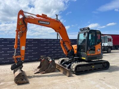 2022 Doosan DX85R-3 Excavator