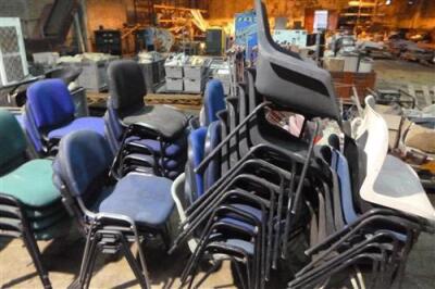 Qty of Misc Stacking Chairs - 4