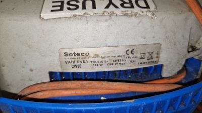 240v Soteco Vaclensa CW20 1200w Vacuum