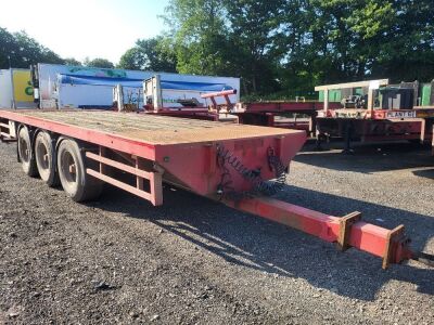 2004 Abel Demountable Triaxle Drawbar Trailer 