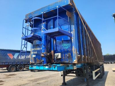 2015 SDC Triaxle Scrap Spec Steel Body Tipping Trailer - 2