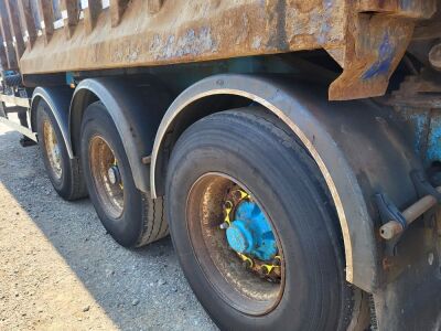 2015 SDC Triaxle Scrap Spec Steel Body Tipping Trailer - 6