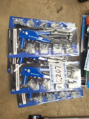 5x Hand Rivet Guns