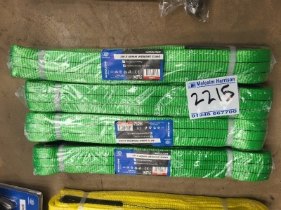 4x 2ton 3m Lifting Slings