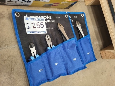 2x 3pc Side Cutting Plier Sets