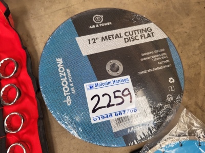 10x 12inch Metal Cutting Discs