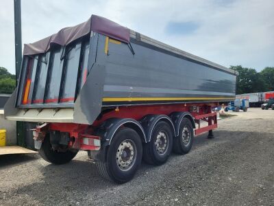 2014 Benalu Triaxle Alloy Body Tipping Trailer - 3