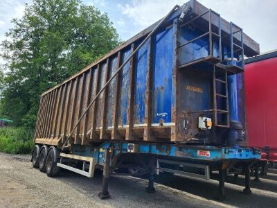 2014 SDC Triaxle Scrap Spec Steel Body Tipping Trailer