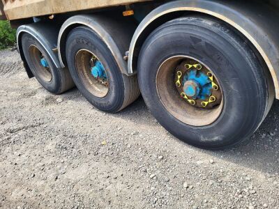 2014 SDC Triaxle Scrap Spec Steel Body Tipping Trailer - 5