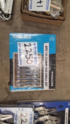 8pc Metal Drill Set 14-25mm