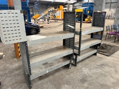 2x 3m Shelving Units