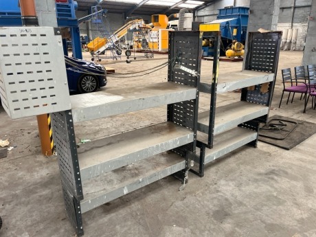 2x 3m Shelving Units