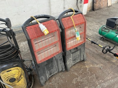 2x 110V Rhino TD3 Space Heaters