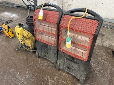 2x 110V Rhino TD3 Space Heaters - 2