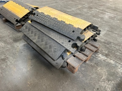 Set of Cable Protector Rubber Mats  - 2