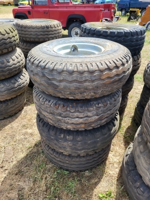 4x 12.5/80-15.3 Wheels & Tyres