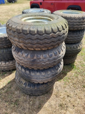 4x 11.5/80-15.3 Wheels & Tyres