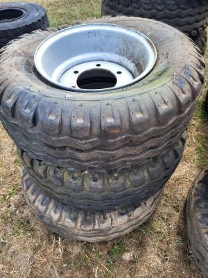 3x 11.5/80-15.3 Wheels & Tyres