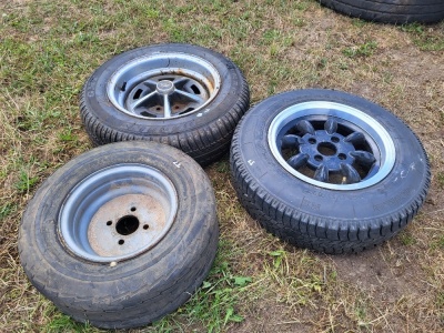 3x Rims c/w: TYres