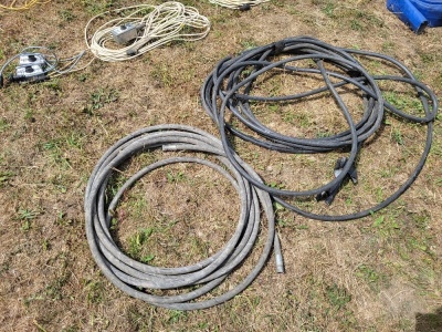 2x Hydraulic Hoses