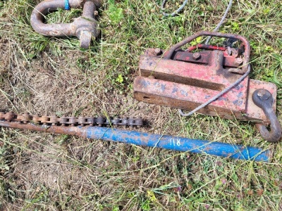 Chain Ratchet Tensioner & Lifting Clamp