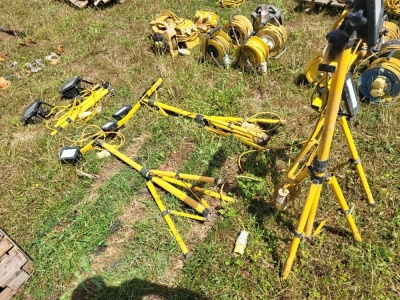 5x 110v Tripod Work Lamps