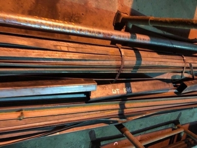 Stillage of Misc Steel Lengths inc Box, Angle, Tube + Flat - 3